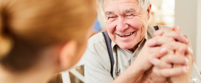 HHRC-Smiling old man talking to a psychiatrist